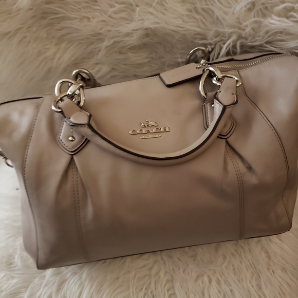 Coach Bags Large Gray Coach Bag Poshmark